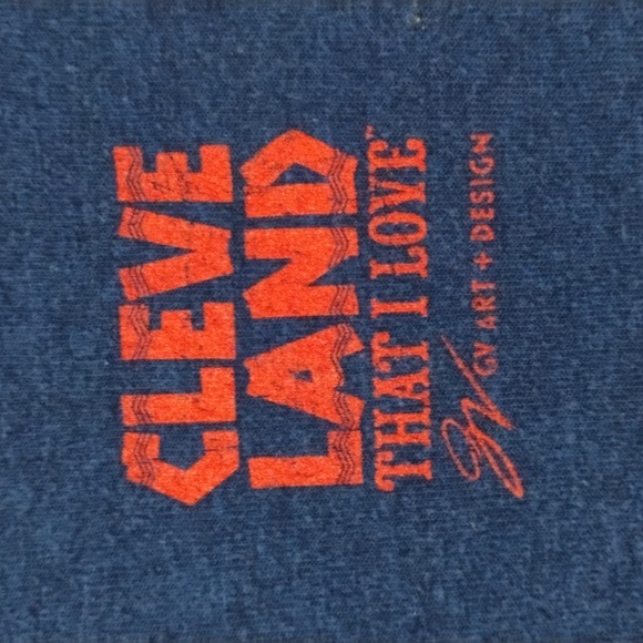 Cleveland Indians Chief Head Baseball Club Women's Sweatshirt Size S GV Art - Picture 4 of 4